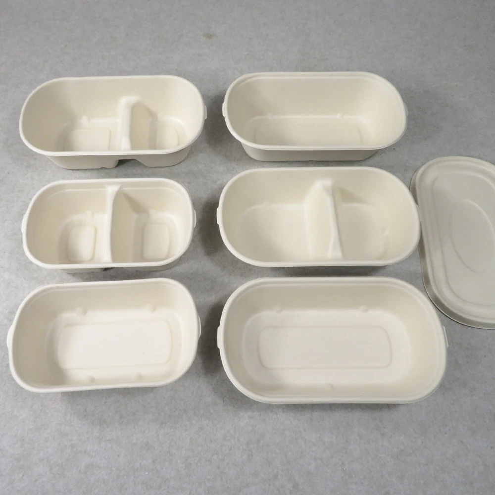 Biodegradable Sugarcane Paper Food Packaging 100% Eco-friendly