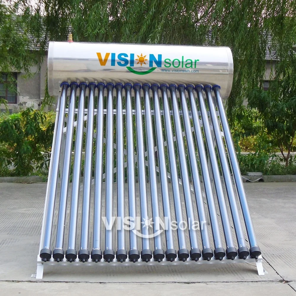 200 Liter 50 Gallon Solar Water Heater With Heat Pipe Tubes