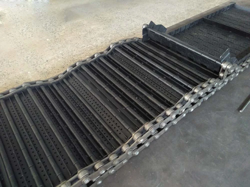 Factory Supply CNC Chip Conveyor Chain Various Pitch Steel Plate Hinged Conveyor Chain