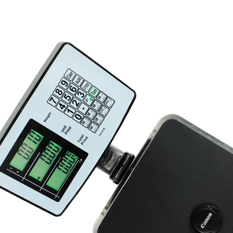 Stainless Steel Keypad Indicator Weighing Platform Scale Timbangan Duduk Digital 100 kg