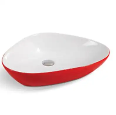 繊細な衛生陶器の赤いハート型basinpz 6117 Buy ハート型の洗面器 ハート型のアート洗面器 赤いハート型の洗面器 Product On Alibaba Com