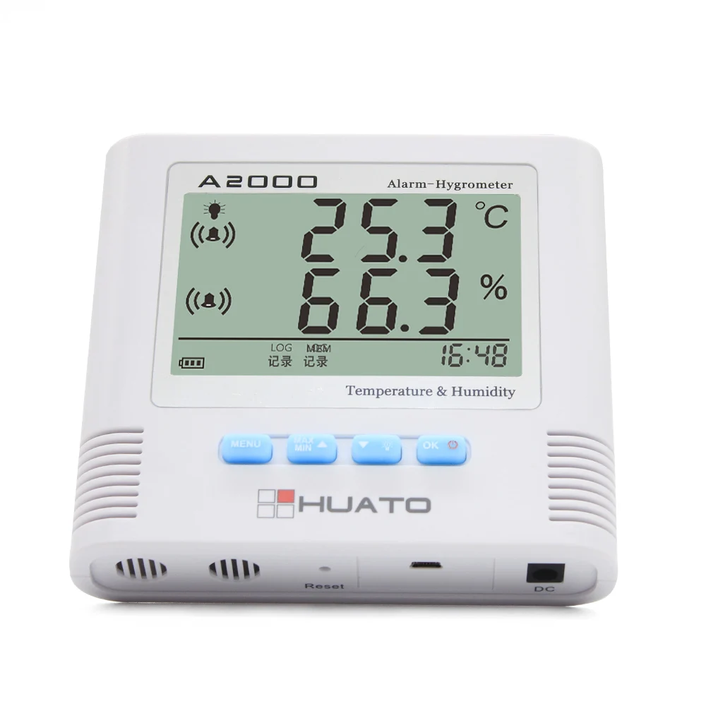 Sound Light Alarm for Temperature and Humidity Digital Thermometer Hygrometer