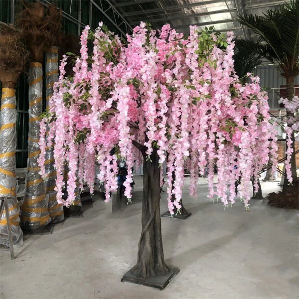 Hanging Large Artificial Wisteria Tree - Customizable Faux Flowers for  Weddings & Events, Durable & Realistic Decor