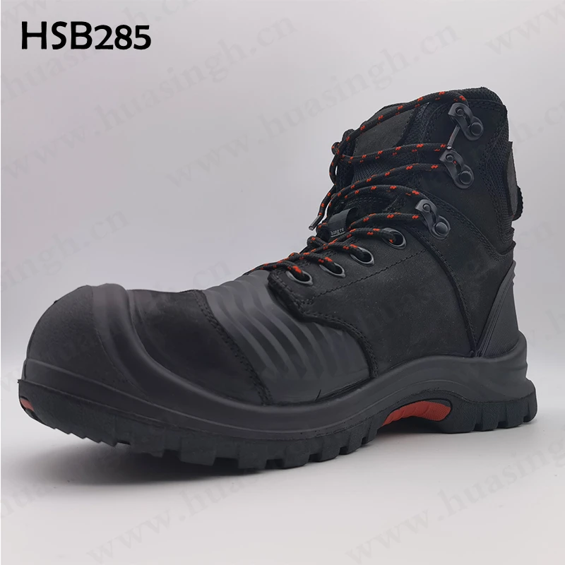 LXG,factory Cheap Price Nice Quality Nubuck Leather Safety Boots for Sale Heavy Industry Protective Cheap Safety Shoes HSB285
