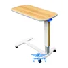 ABS mobile dining table with wood grain