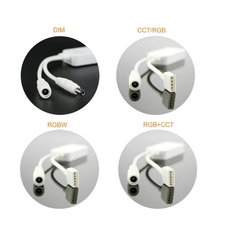New RF Touch Controller DC 5-24V for Single Color CCT RGB RGBW RGBCW LED Strip Home Decor Project Smart LED Strip Controller