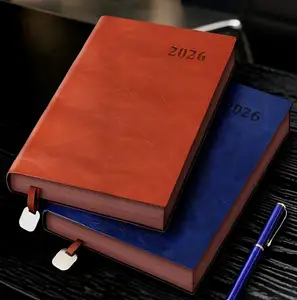 2026 Soft Leather Surface Plan A5 Schedule Could Have Customized Logos