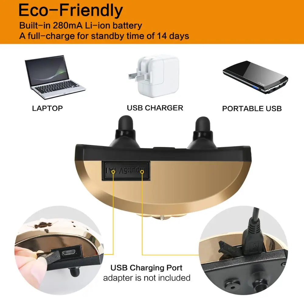 Перезаряжаемый ошейник для дрессировки под заказ, ошейник для собак с защитой от лая