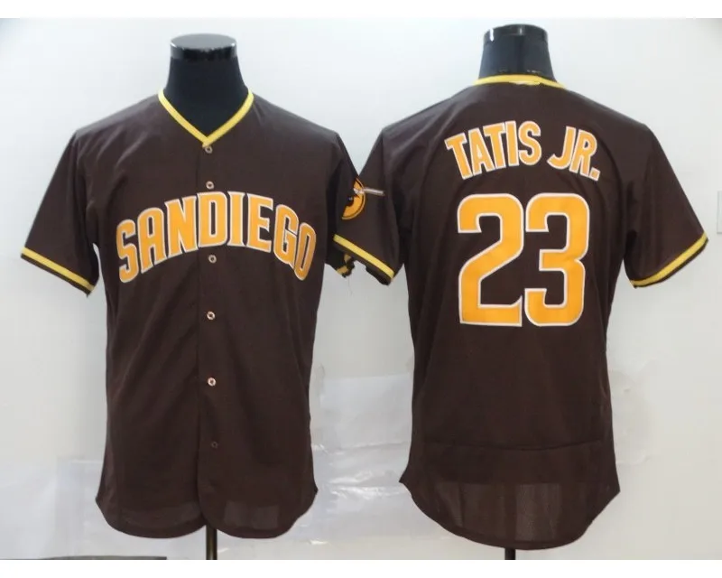 Source Fernando Tatis Jr. Brown Best Quality Stitched Baseball Jersey on  m.