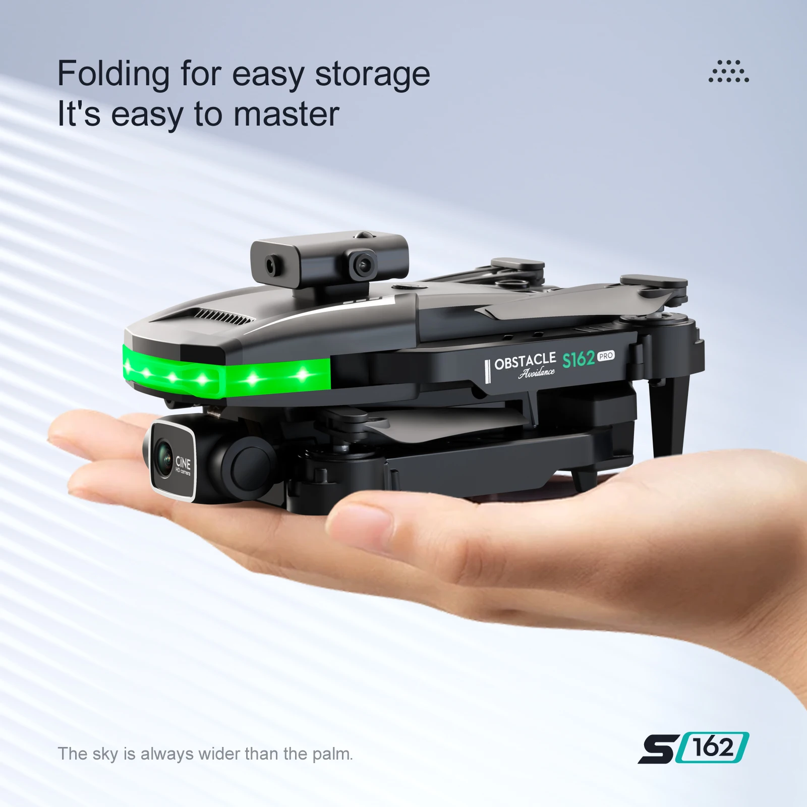 2024 200 different drones Original factory  foldable S162 Professional 4k camera with Obstacle avoidance mini drone