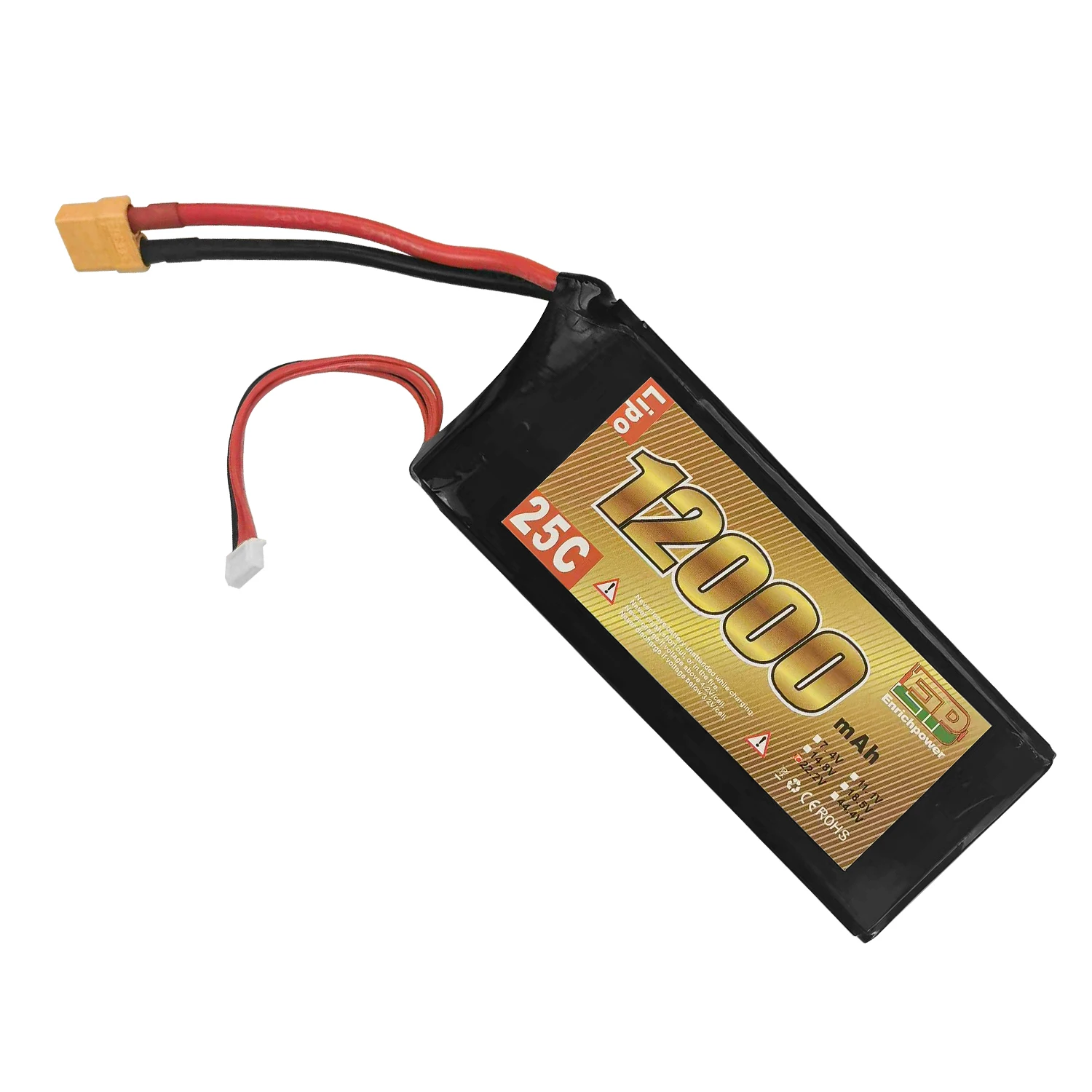 Enrich Power Lithium Polymer UAV Airplane  4S  6S 10000mAh 12000mah 25C Drone RC Lipo Battery