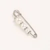 Bague diamant en argent aiguille de 5,8 cm