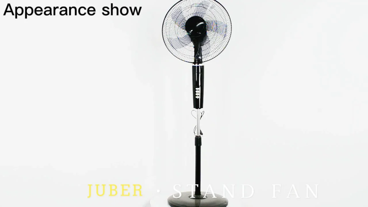 Pedestal And Standing Fan With Five Pp Fan Blades Factory 3 Speed