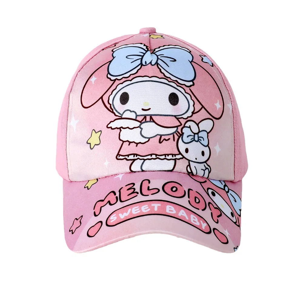 Sanrioed Kids Baseball Cap Boys And Girls Anime Cartoon Duck Cap Kt Cat ...