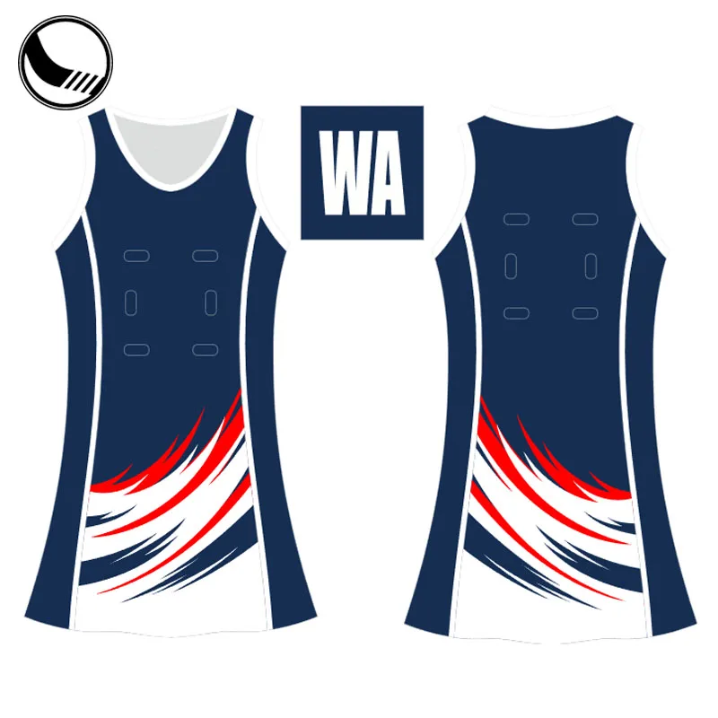 Sublimation Plus Size Sexy Netball Dress