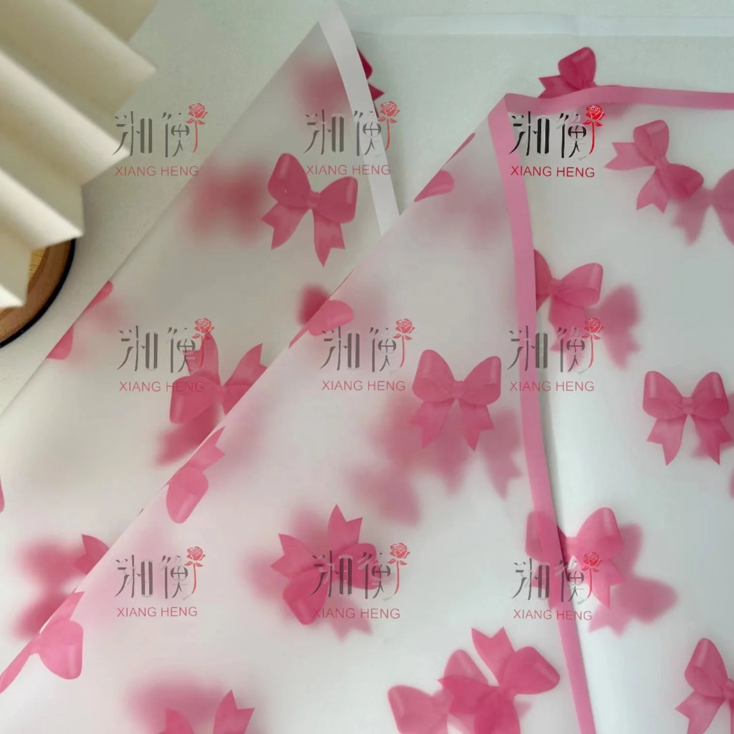 Newest Design Flower Wrapping Paper Bow and Little Girl Flower Wrapping Paper Wholesale Florist Materials