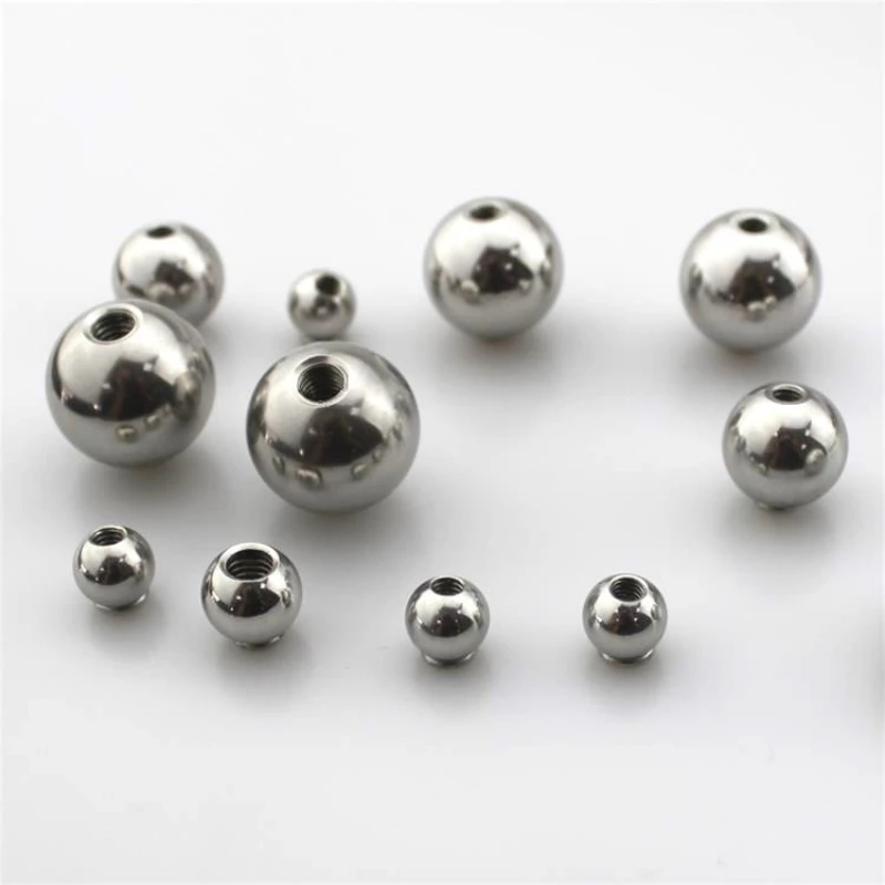 Solid Sphere Steel Balls with Threaded/Hole 6mm 8mm 9mm 10mm 12mm 14mm Bearing Balls for Sale