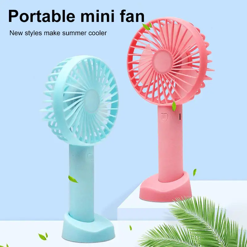 Customized logo and Color for  Mini Fan Handle Fan Customized logo for Summer