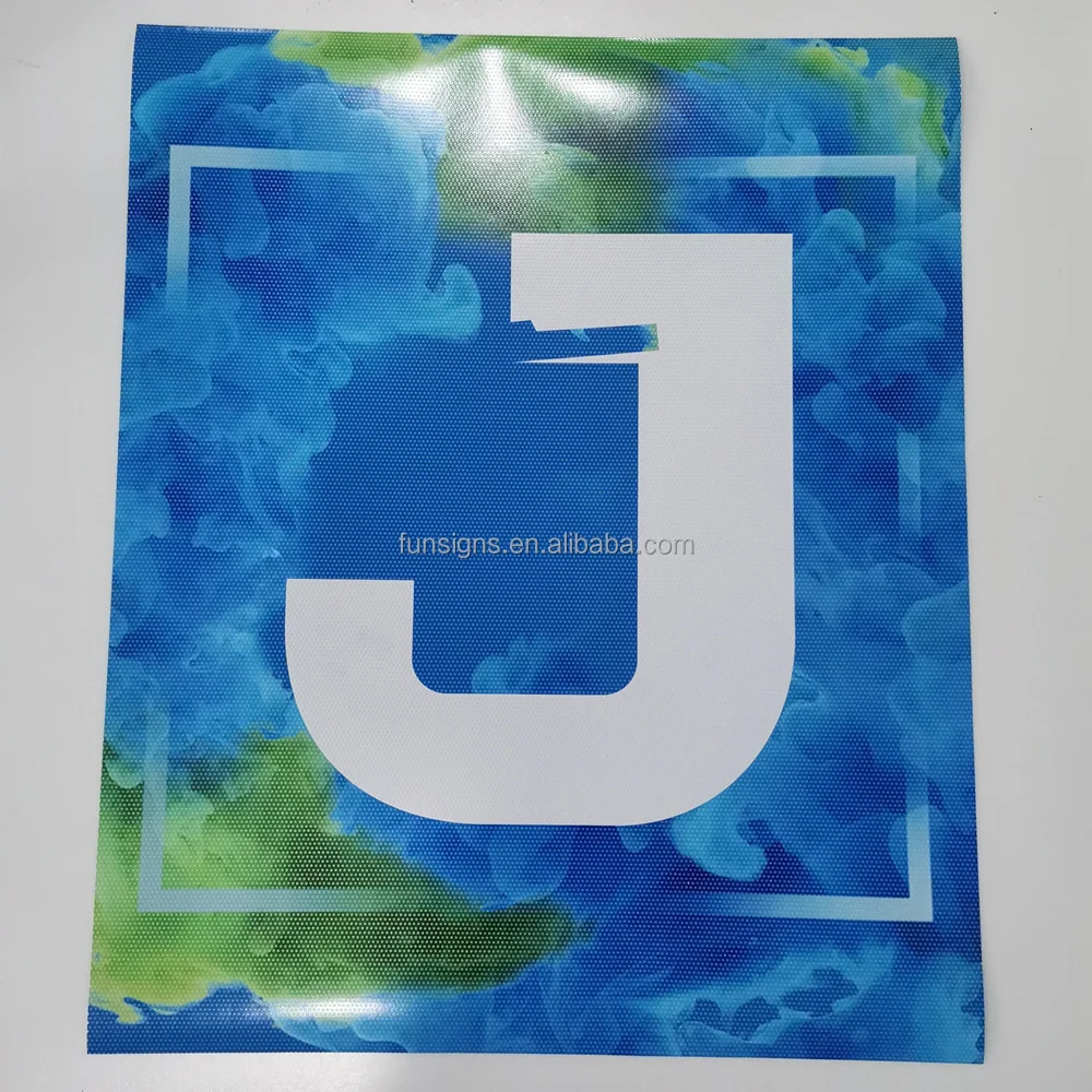 PVC Vinyl Sticker Glass Window Film One Way Vision Perforated Vinyl Graphic One Way Vision Sticker