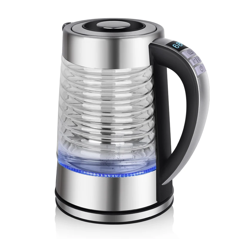 Intelligent Multifunctional Temperature Control Digital Led Electrical Smart Kettle Glass Teapot