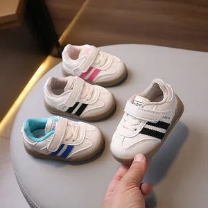 Branded Pre Walker Baby Boys Shoes Wholesale Fashion Children Breathable Sport Footwear New Styles Casual Girl Sneakers for Kids