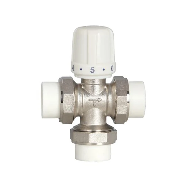 3 way PPR Brass Radiator Valve 3/4"-1 1/4"