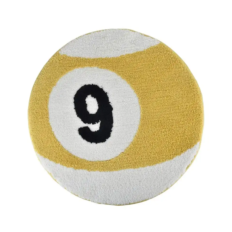 8 Ball Rug Shaggy Area Rug Bathroom Mat Floor Carpet Hypebeast
