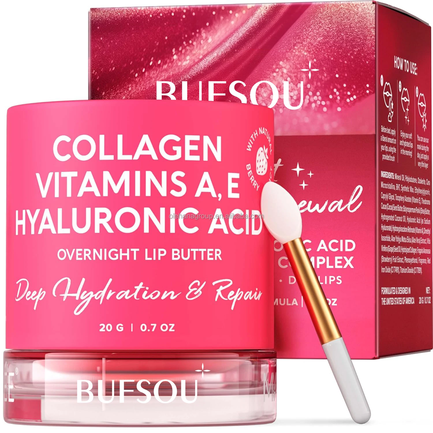 lip sleeping mask with hyaluronic acid and vitamin c LANEGE New Sweet Lip Sleeping Mask Vegan Organic Vitamin C Lip Balm  Chapstick Nourish Private Label Lip Sleeping Mask