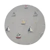 Round cotton pad, blue, 110cm