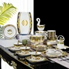 Service de table doré 60 pièces
