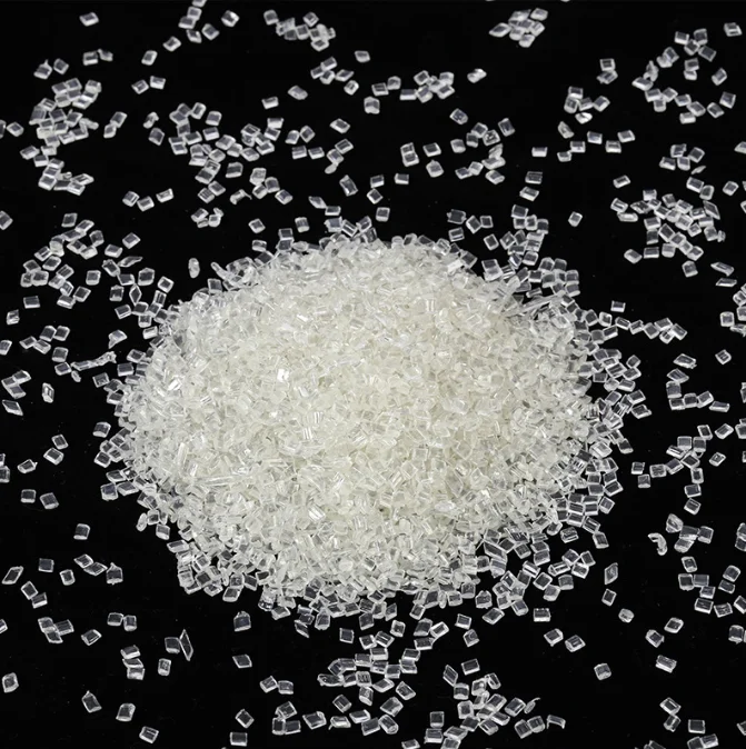 Гранулы из натурального полиэтилена глянцевые полупрозрачные для упаковки спортивного оборудования высокая прочность