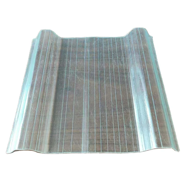 New Design Plastic Transparent Daylighting Tile Corrugated Roofing Translucent Sheet Panel Roof Tile