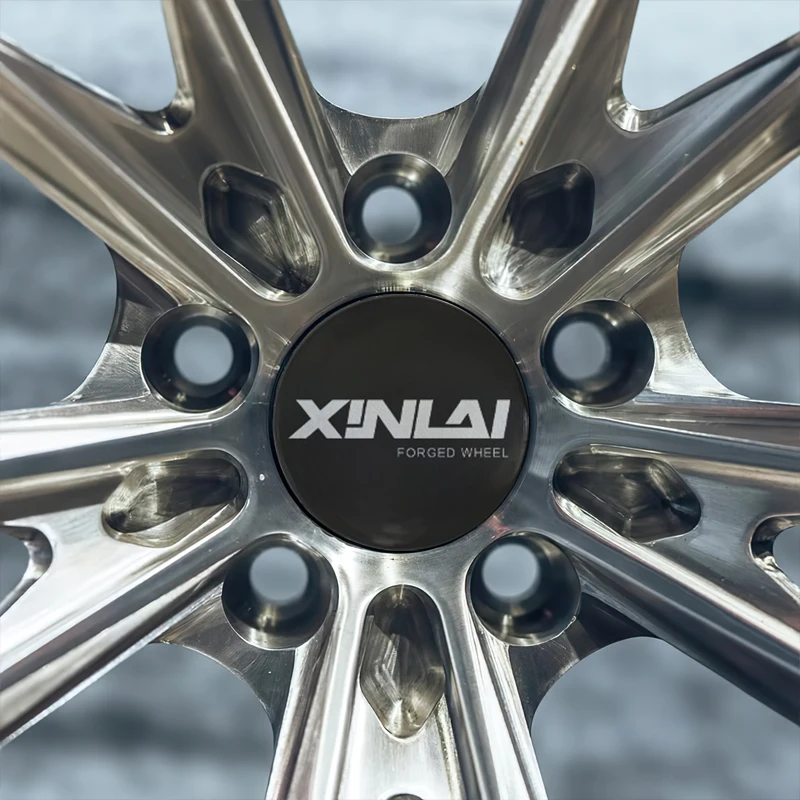 XINLAI 2-piece Custom Forged Wheels 5x120 5x112 5x114.3 Car Alloy Rim for bmw audi Mercedes benz jeep Passenger Car Wheels - Image 4