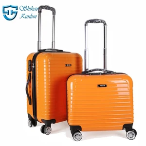 Fashionable Classic 4-Wheel Spinner Lightweight Waterproof Durable Anti-Theft Trolley Luggage with Combination Lock for Travel