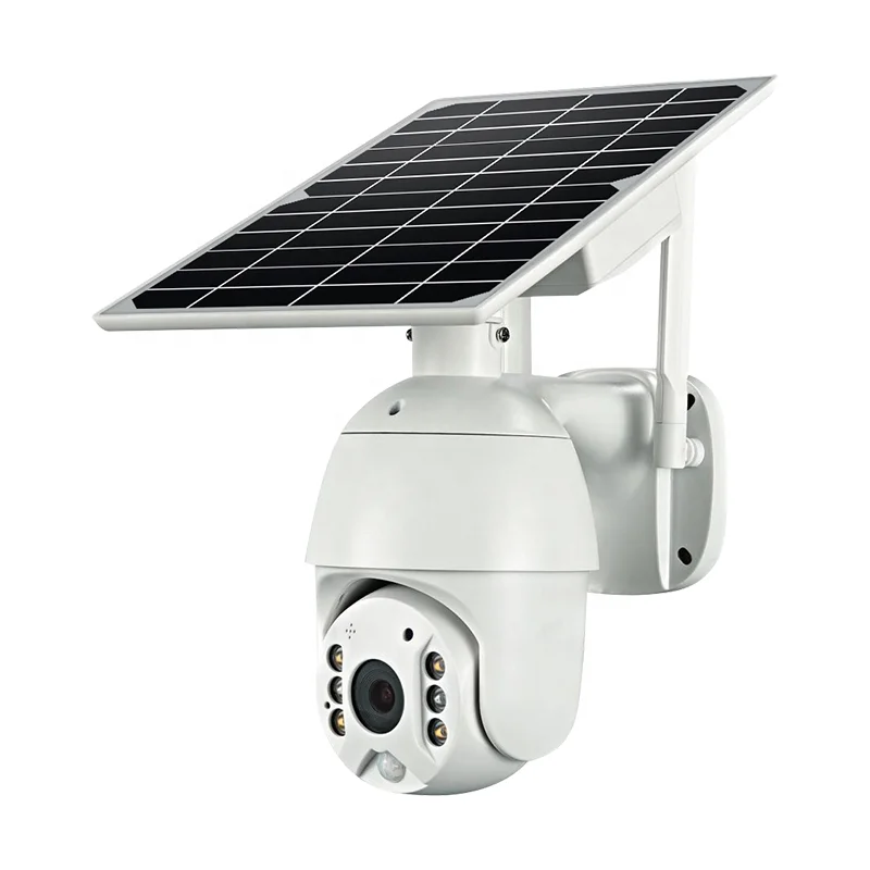 Caméra IR de surveillance sans fil IP à énergie solaire extérieure 1080P HD Wifi