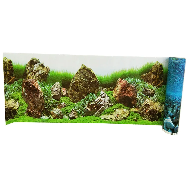 Boyu Fish Tank Background Aquarium Ornaments Plastic ,40cm,50cm,60cm  3d Aquarium Background Manufacturers - Buy Fish Tank Decoration Colorful  Film Plastic Paper Images Marine View Aquarium Background Pictures,Background  Aquarium ...