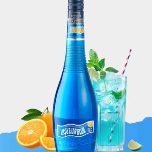 Made China Blue Orange Juice Liqueur 21% Bottle 700ml Supermarket Chain bar Restaurant Offers Bulk Wholesale Sales Private Brand