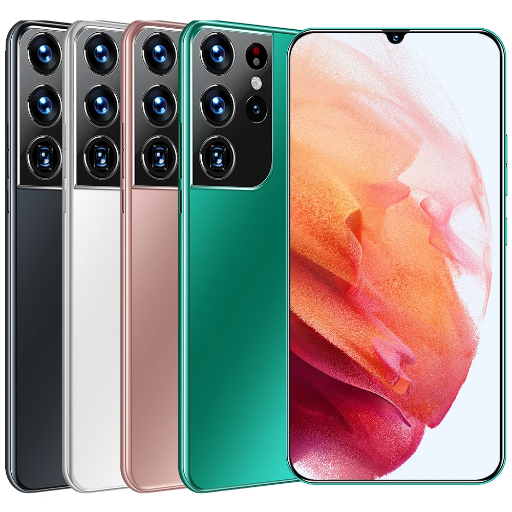 Смартфон S21 + U1tra, Android 11,0, 10 ядер, 32 МП, 50 МП, 5G, LTE, 6,7 дюйма, MTK6889, 16 + 512 ГБ, отличное качество