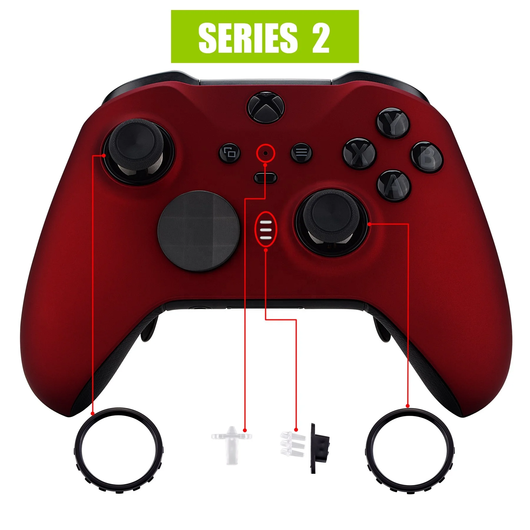 Custodia Per Gamepad Nera, Kit Completo Di Parti Di Ricambio Per Controller Wireless Xbox 360~p133029104 Custodia Per Gamepad Nera, Kit Completo Di Parti Di Ricambio Per Controller Wireless Xbox 360~p133029104