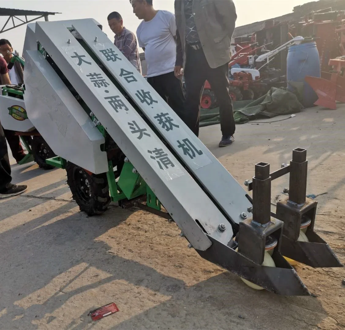 High Efficiency Save Labor Garlic Excavator Harvester Machine With Rhizome Cutting Functions