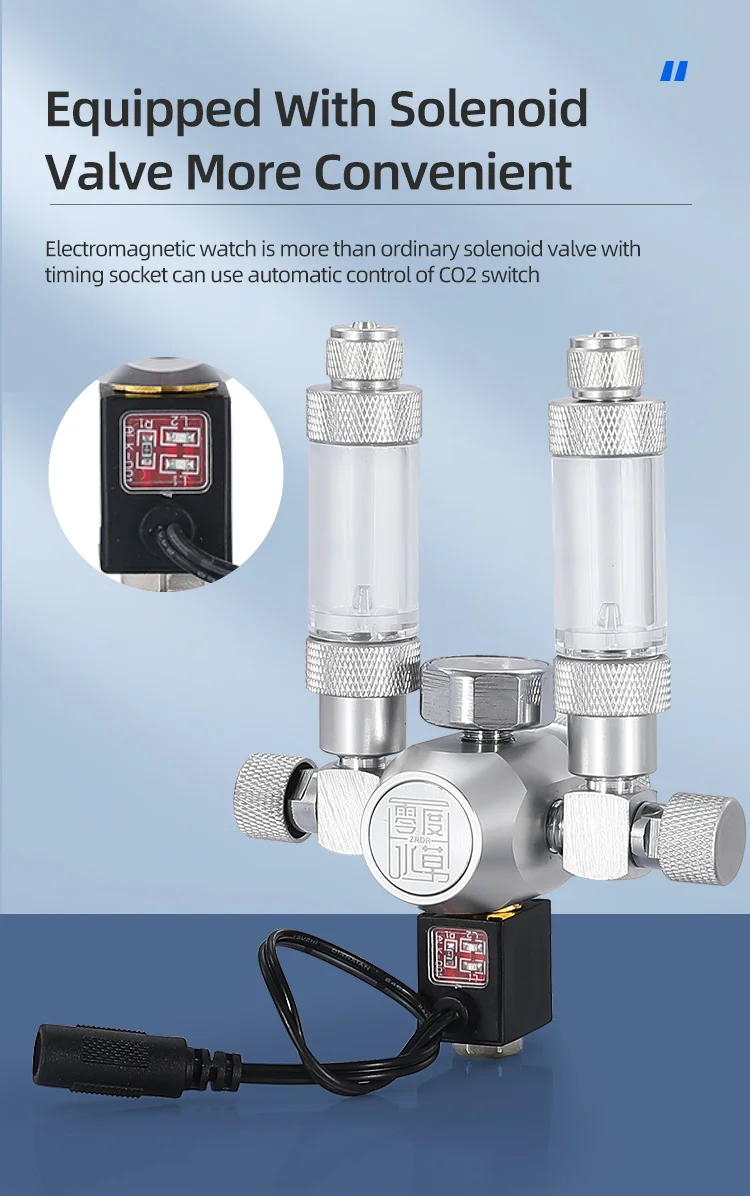 Wyin R104 Diy Aquarium Co2 Regulators Zrdr Double Table Fish Tank