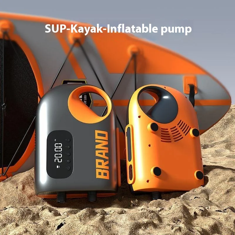 12V DC 20PSI High Pressure Cord or Cordless Air Rechargeable 20 PSI Electric Inflator Air Pump for Sup Board Paddle Kayak - view 5
