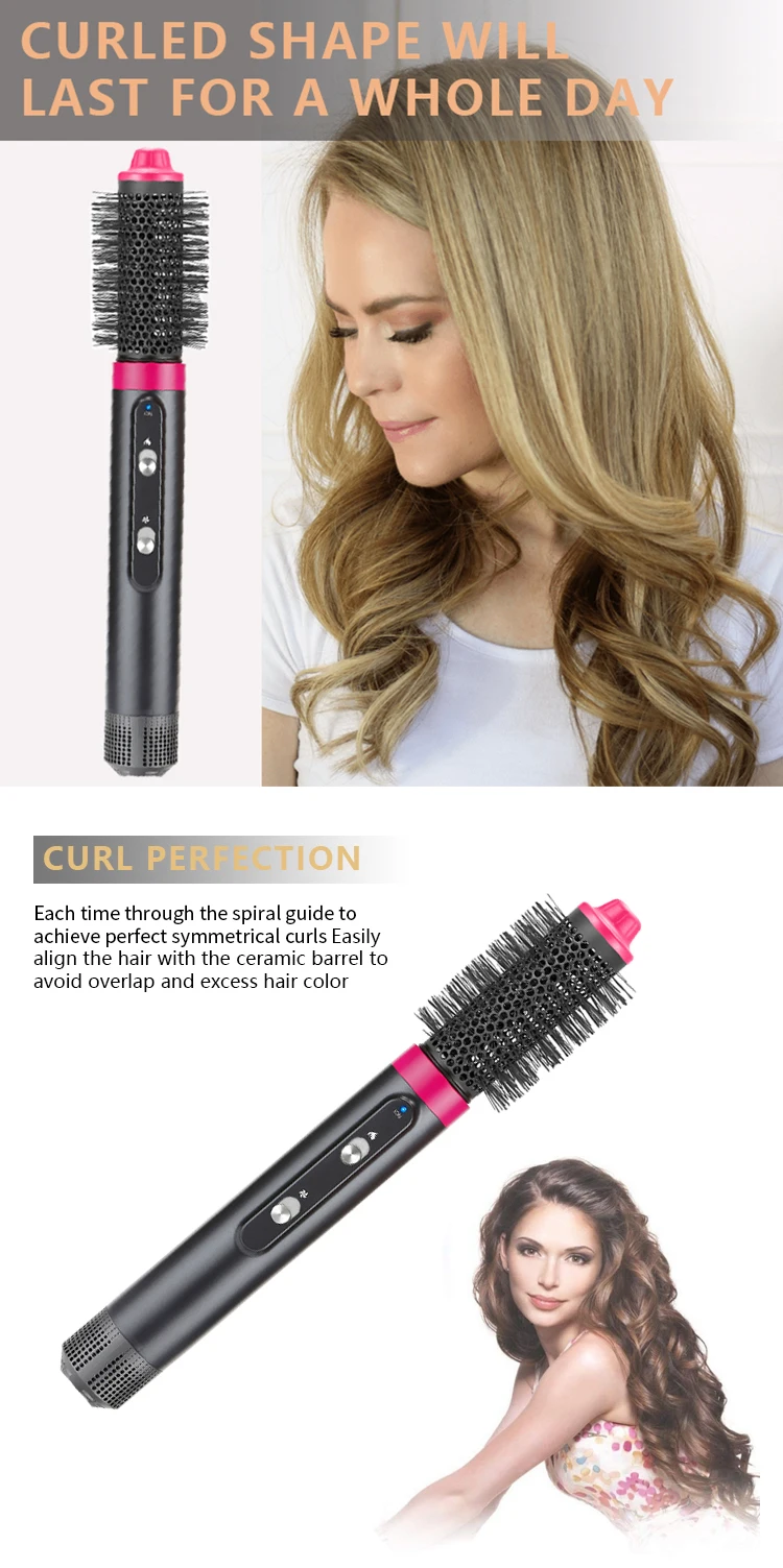 5 In 1 Styler Hair Dryer One Step Hair Dryer Professional Hair ...