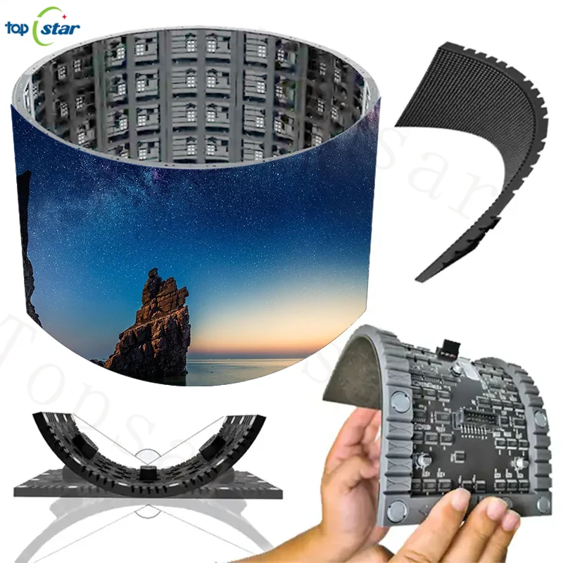 P1.53 P1.86 P2  P2.5 320*160mm Indoor Flexible Led Module Led Panel