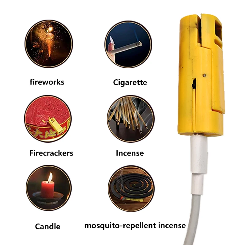 Cigarette Usb Charging Lighter Remote Control Tungsten Wire Cigarette  Lighter Creative Multi-functional Lighter