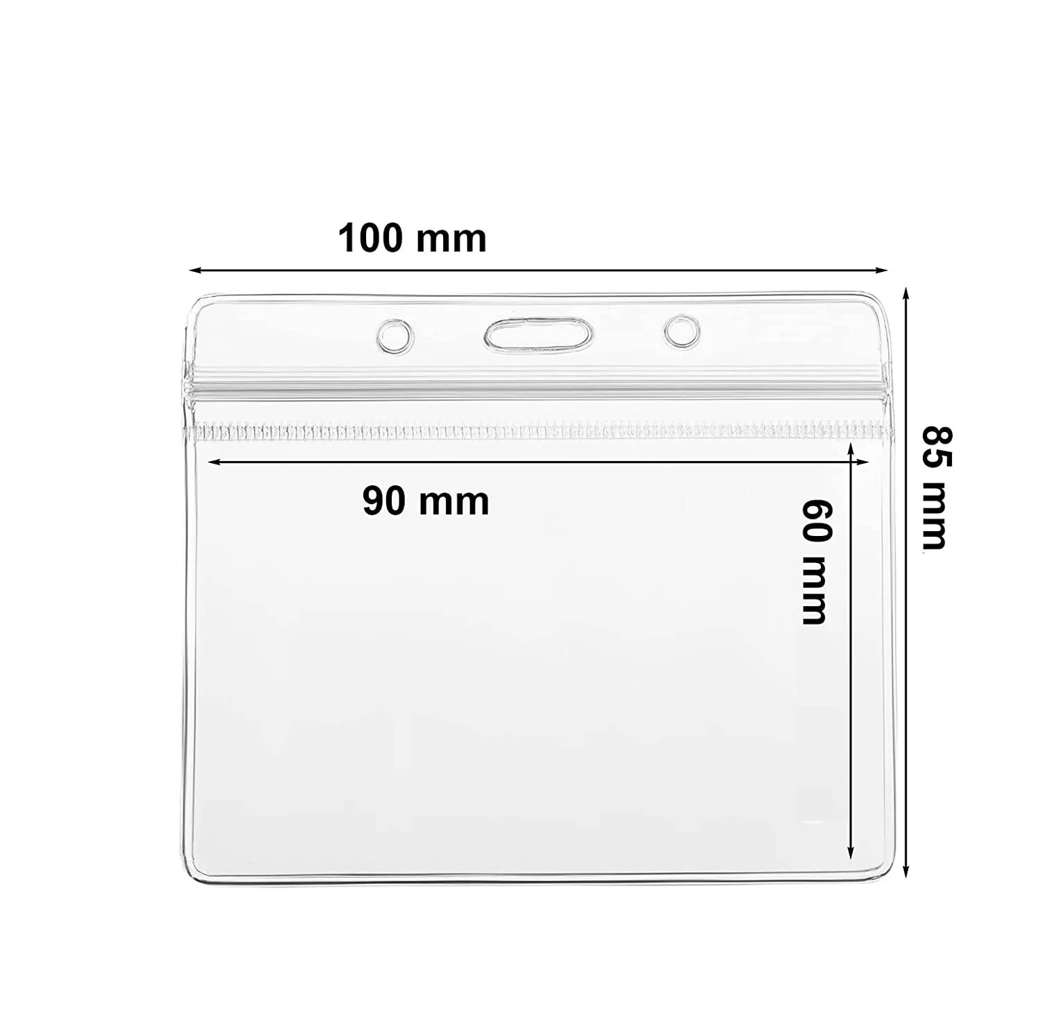 Waterproof Protector Cover Transparent Pvc Pop up ID Card Holder Wallet