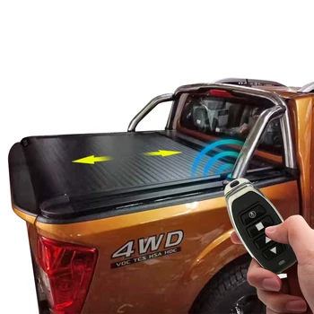 Zolionwil Pickup Truck Roller Shutter Cover Electric Retractable Truck Bed Cover Roller Lid For Nissan Navara Np300 2021