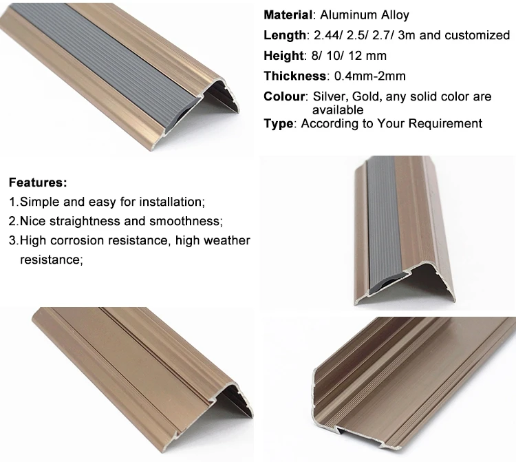 Rounded Edge Bullnose Stairs Edges Nosing Insert Nonslip Strips Pvc Stair Nose Of Steps Buy