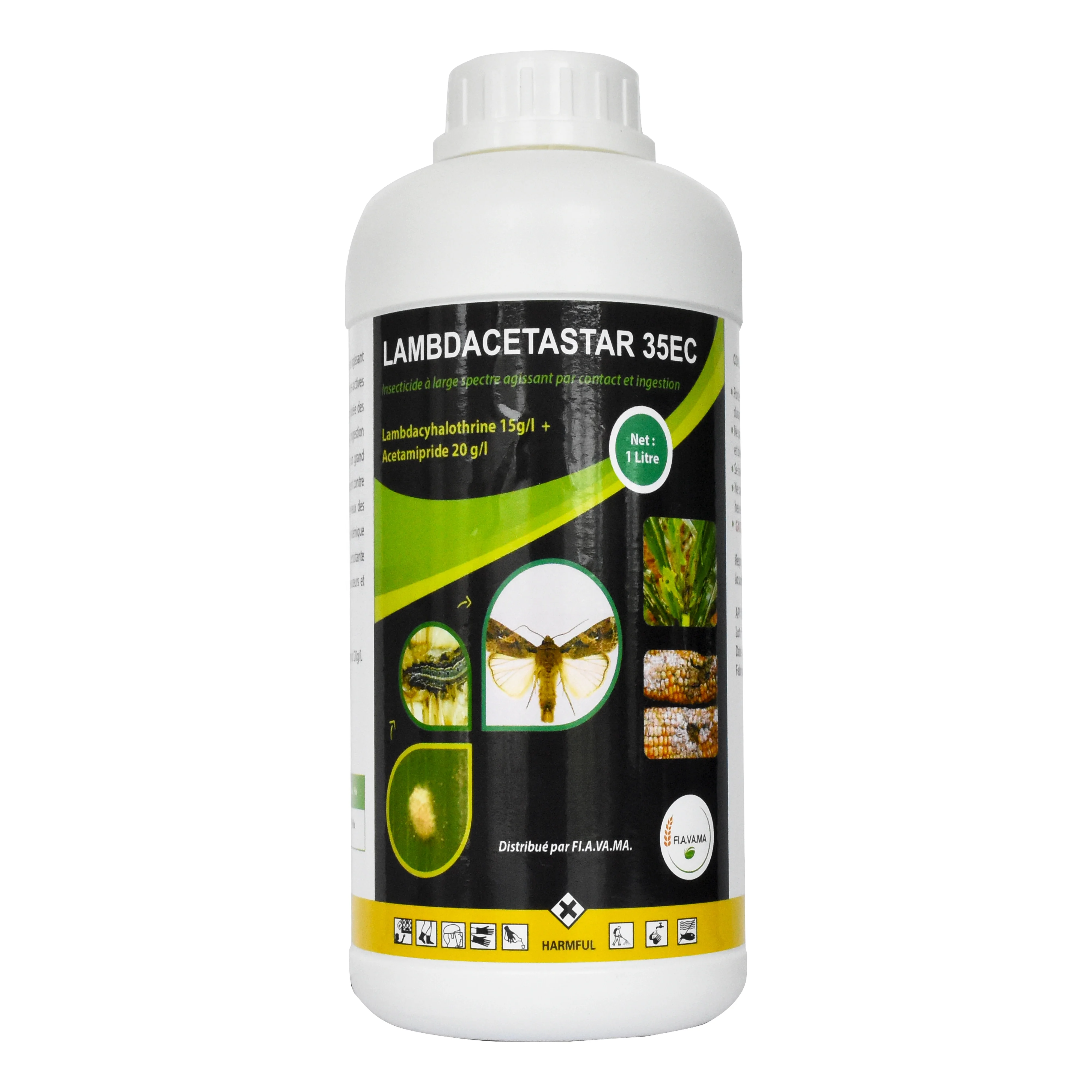 Insecticide liquide mélangé populaire, 15g/L de cyhalothrine lambda + 20g/L d'acétamipride EC pour l'agriculture