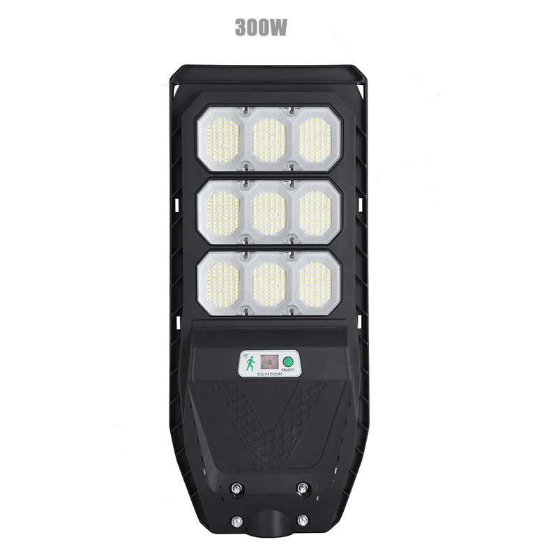 Integrated High Brightness Solar Street Light Remote Control 300W 400W 500W All in One Solar Lights Outdoor Street
